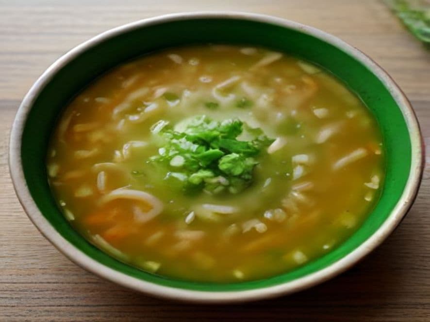 Consomé Verde Keto de Camarón sin Maíz