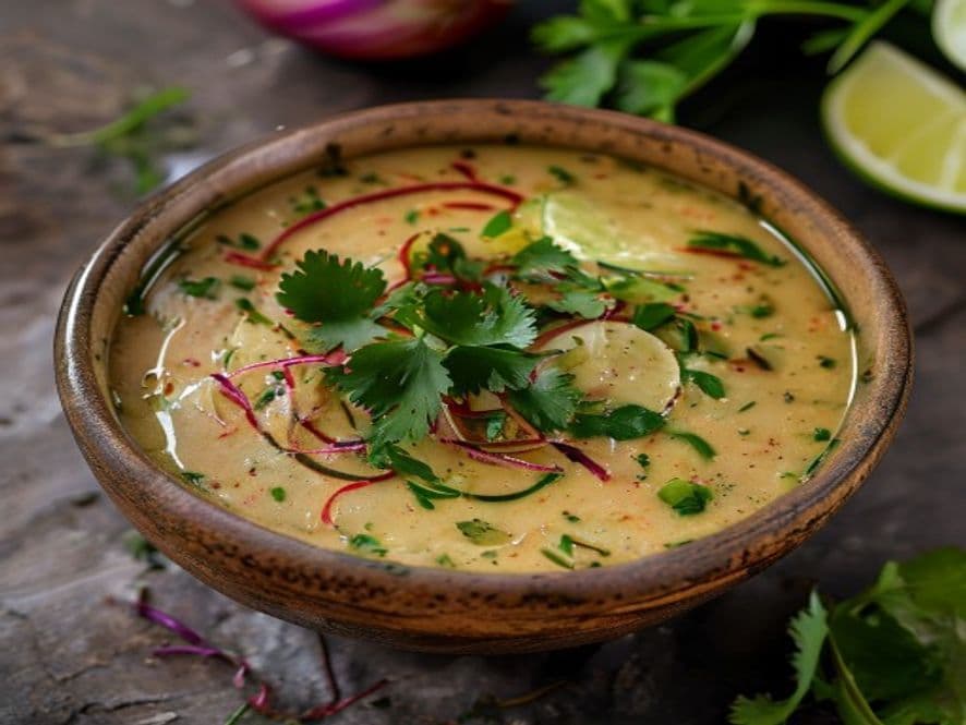 Crema de Chayote con Epazote Keto