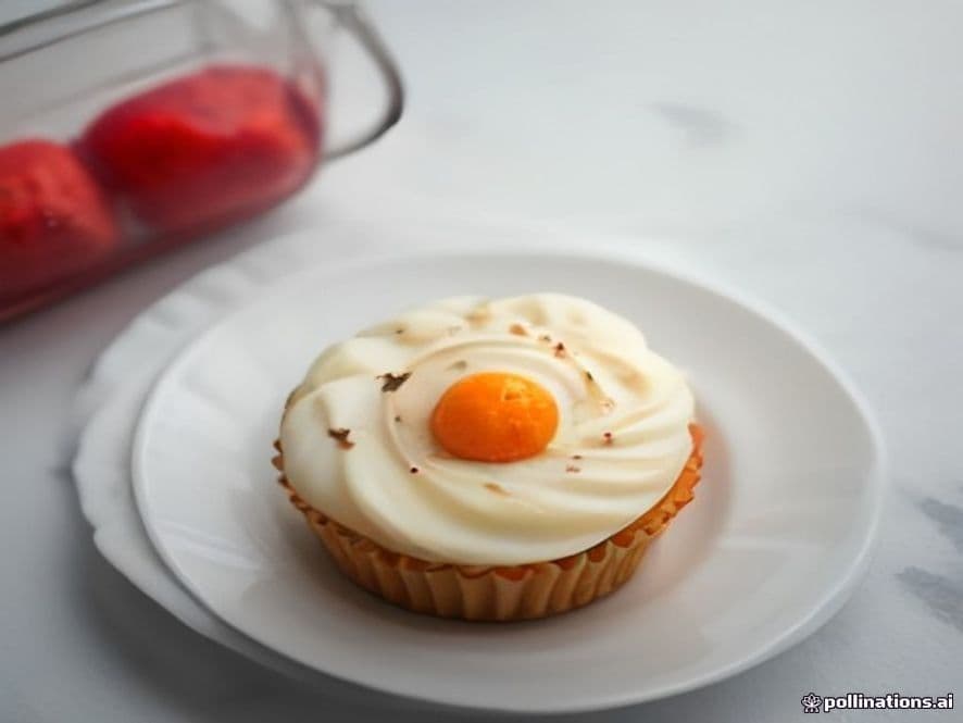 Cupcakes Keto de Naranja con Glaseado Cremoso