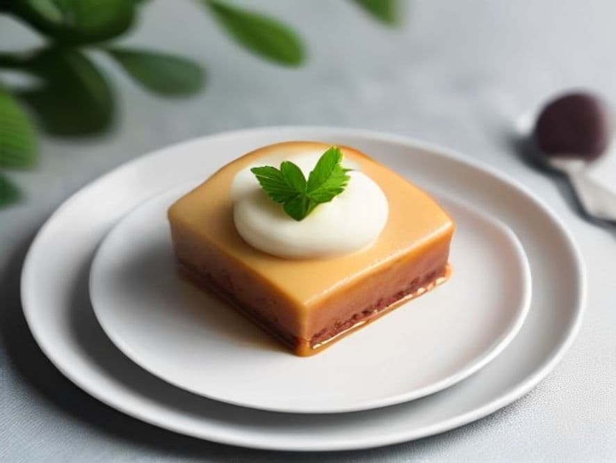 Flan keto de anís
