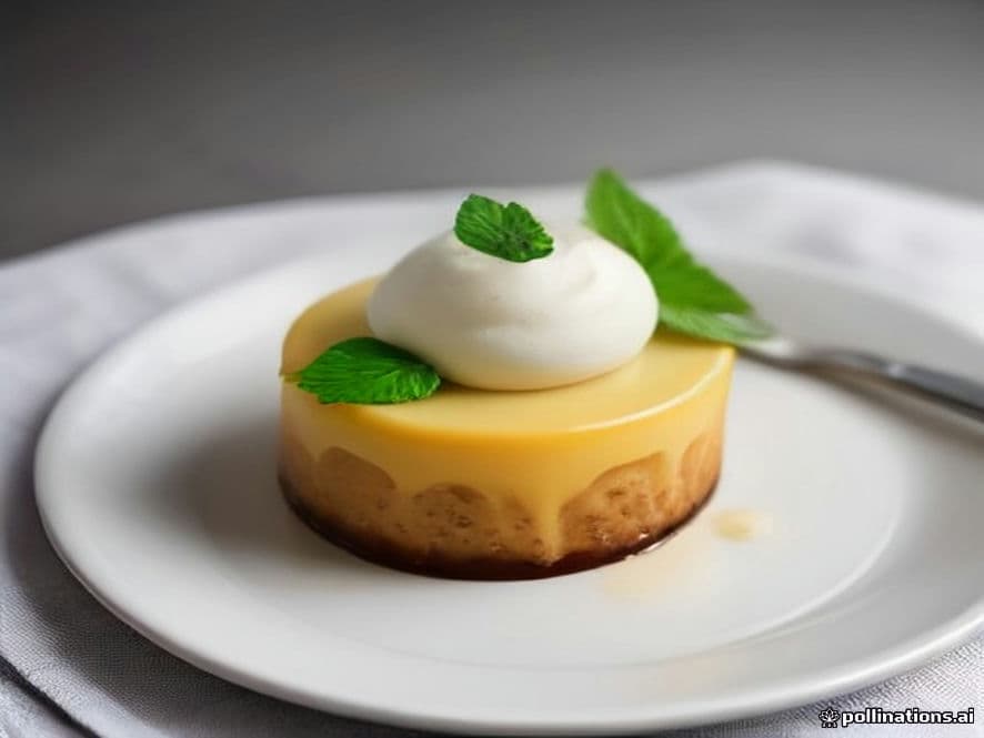 Flan Keto de Cardamomo con Caramelo de Eritritol