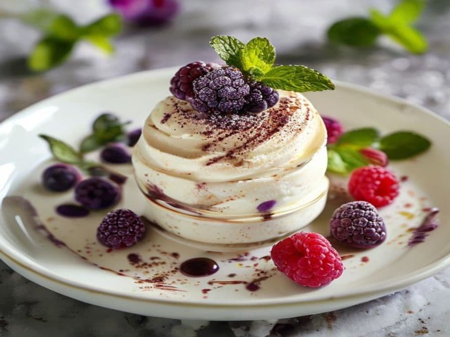 Helado Keto de Lavanda