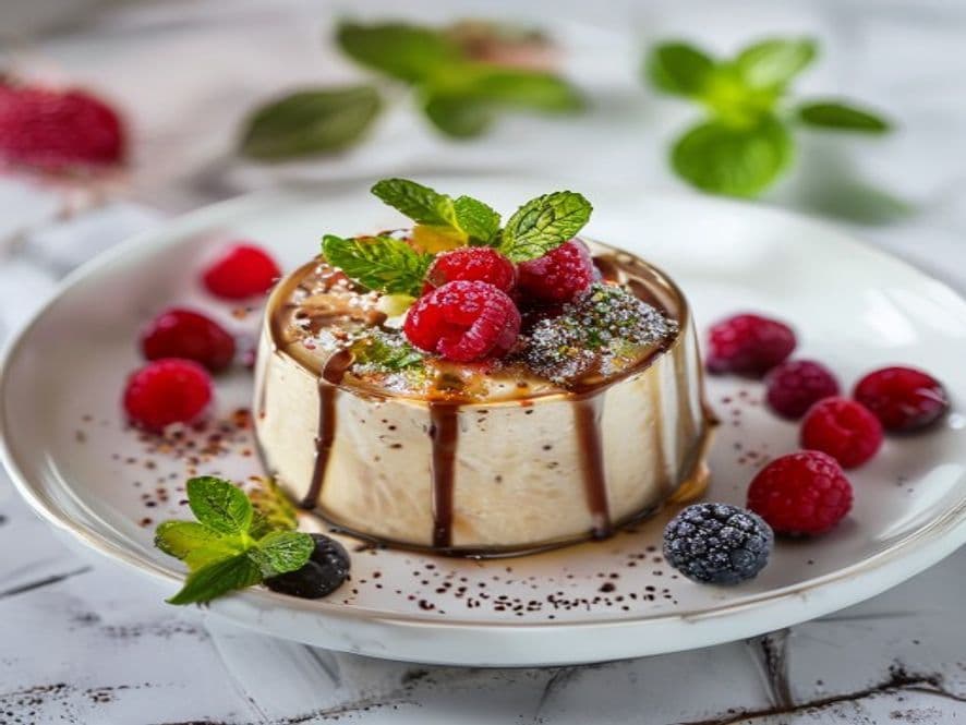 Helado keto de maracuyá