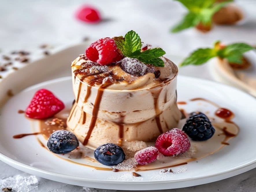 Helado Cremoso Keto de Toffee Salado con Nuez
