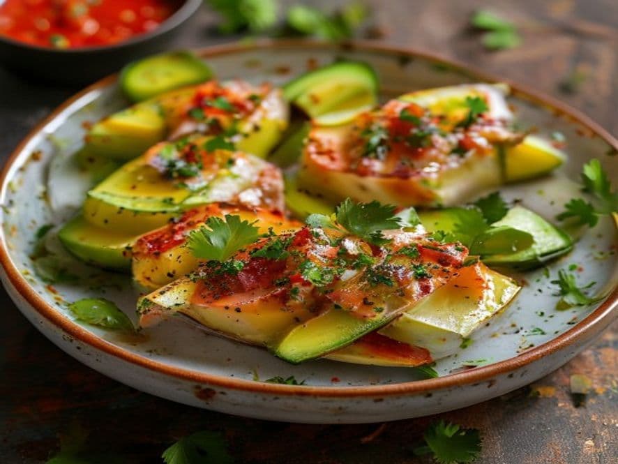 Huevos en Ramekin con Aguacate y Pico de Gallo Keto