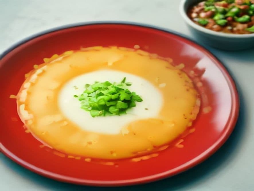 Huevos en ramekin con salsa roja de guajillo keto