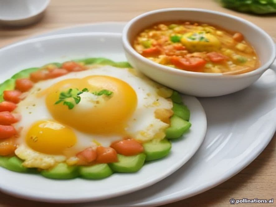 Huevos en salsa con chistorra y pimiento Keto