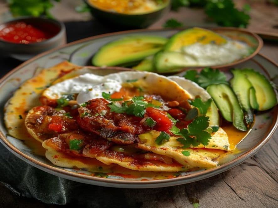 Huevos Fritos Keto con Chistorra, Pimiento y Aguacate