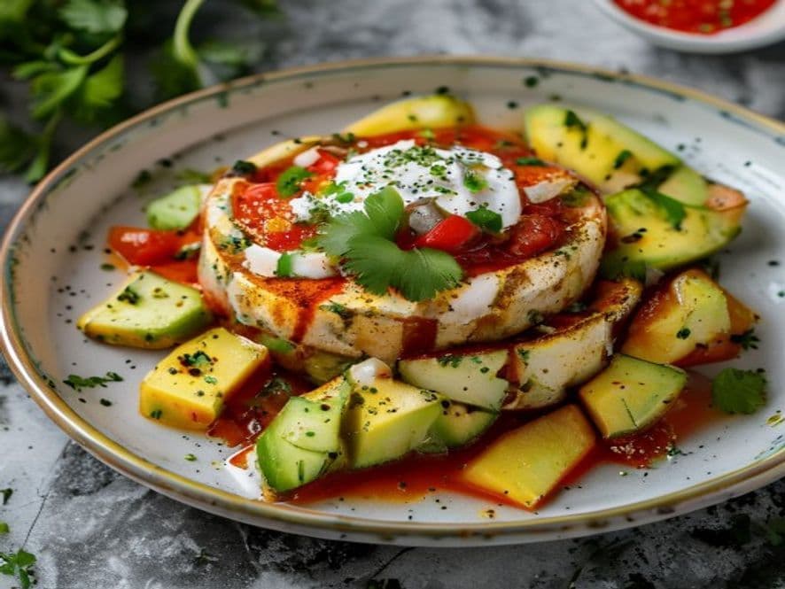 Huevos Pochados con Queso Chihuahua Keto