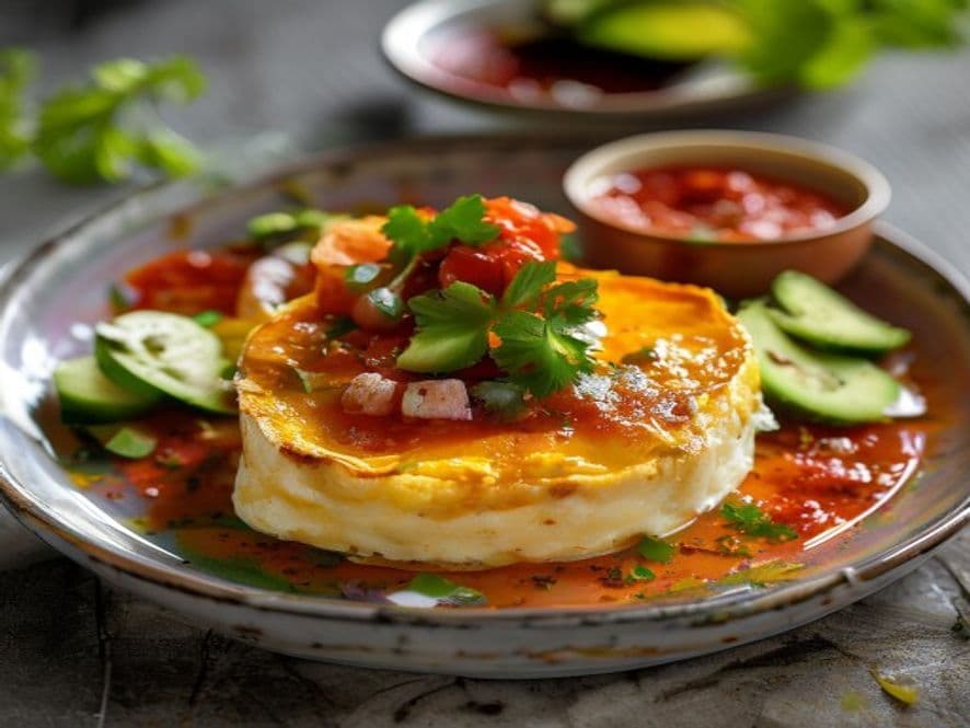 Huevos Soufflé Keto con Chapulines Keto