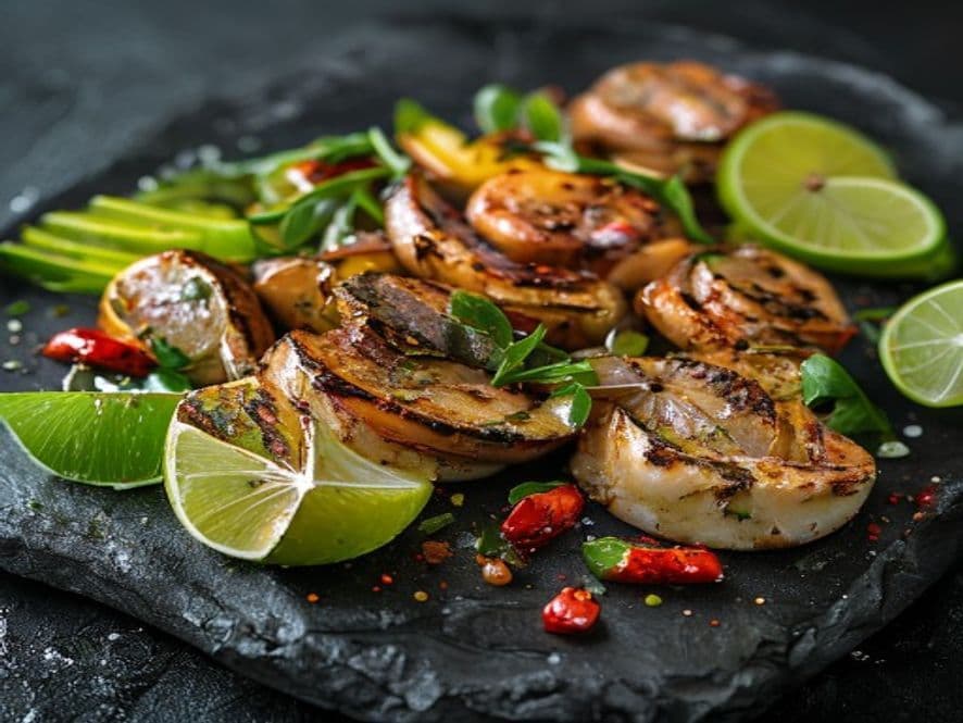 Mejillón con espinacas y ajo Keto