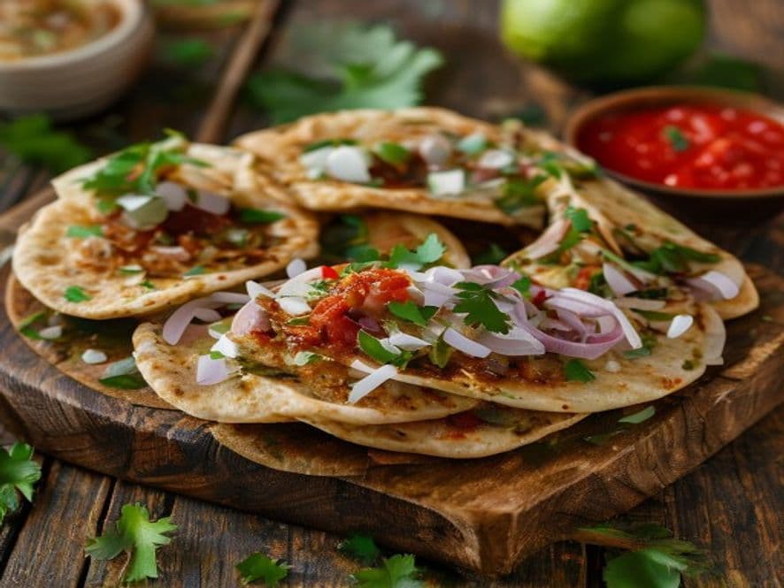Mini Sopes Keto de Carnitas Crujientes