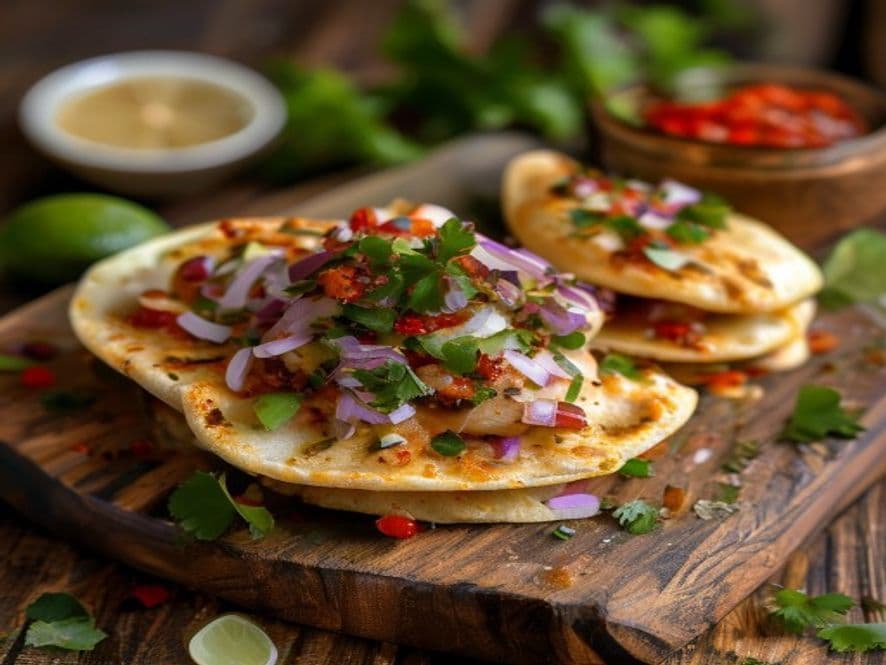 Mini Sopes Keto de Pavo