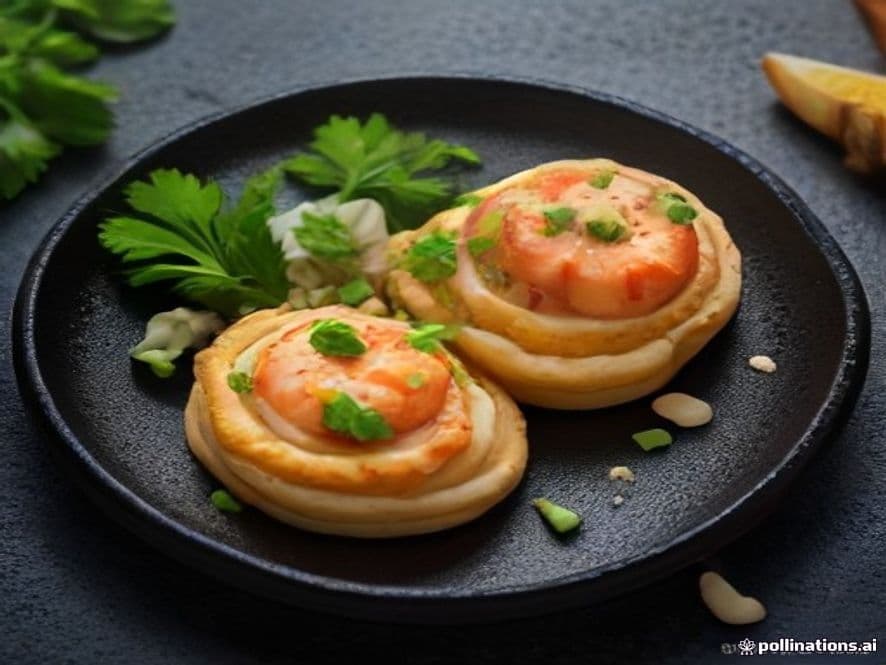 Mini Sopes Keto de Pulpo al Ajillo