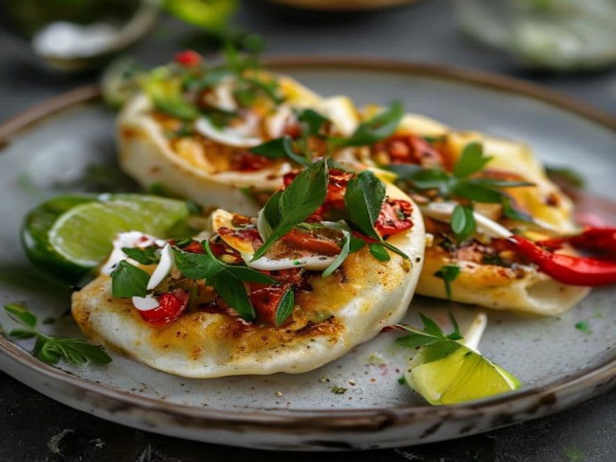 Mini Tlacoyos Keto de Codorniz