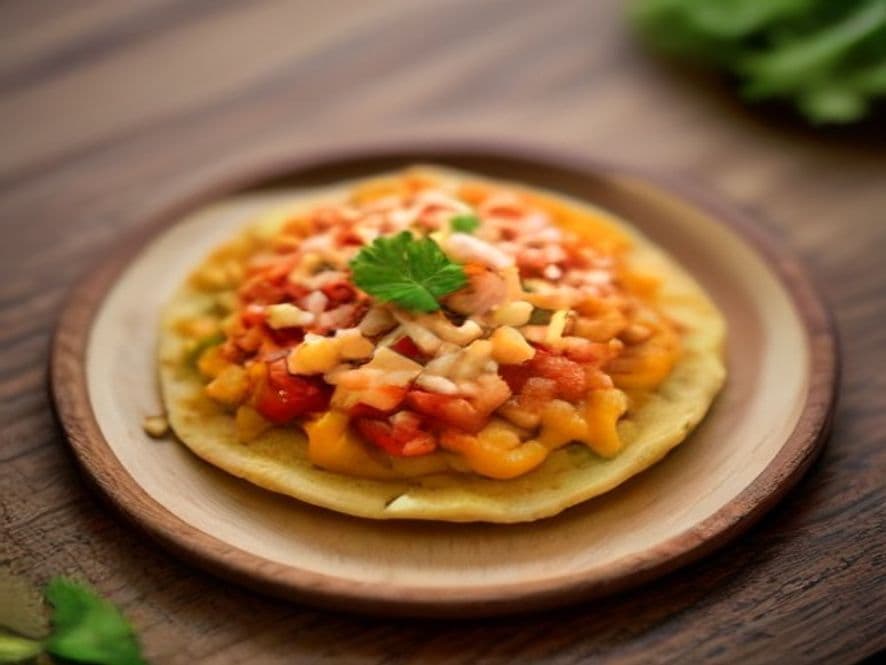 Mini tostadas keto de chorizo