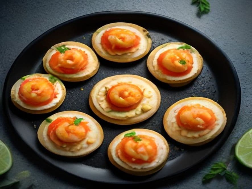 Mini Tostadas Keto de Tilapia