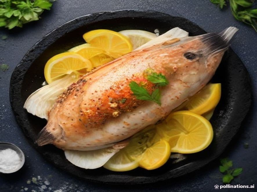 Mojarra en Papillote Keto al Cilantro y Limón