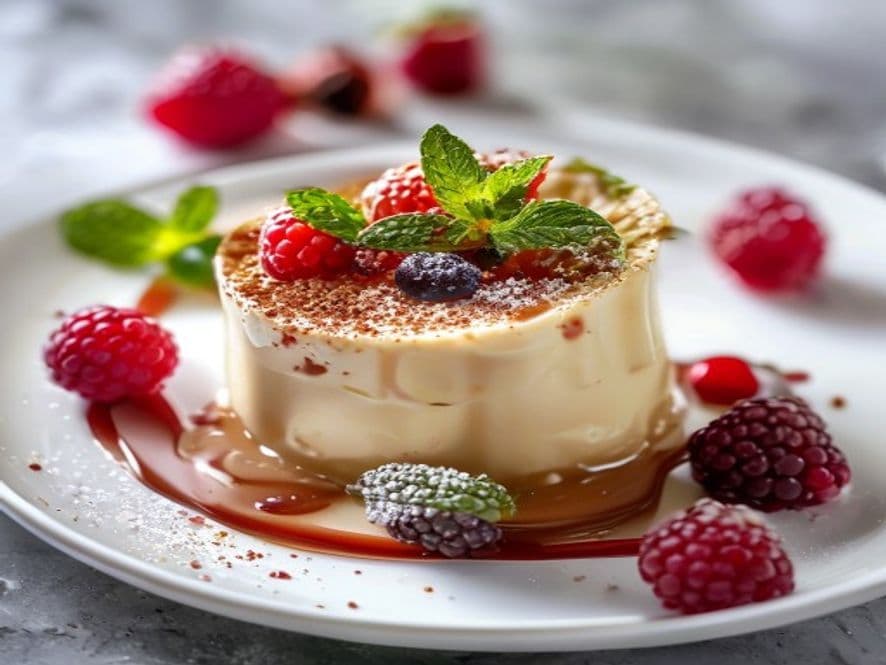 Mousse keto de zarzamora