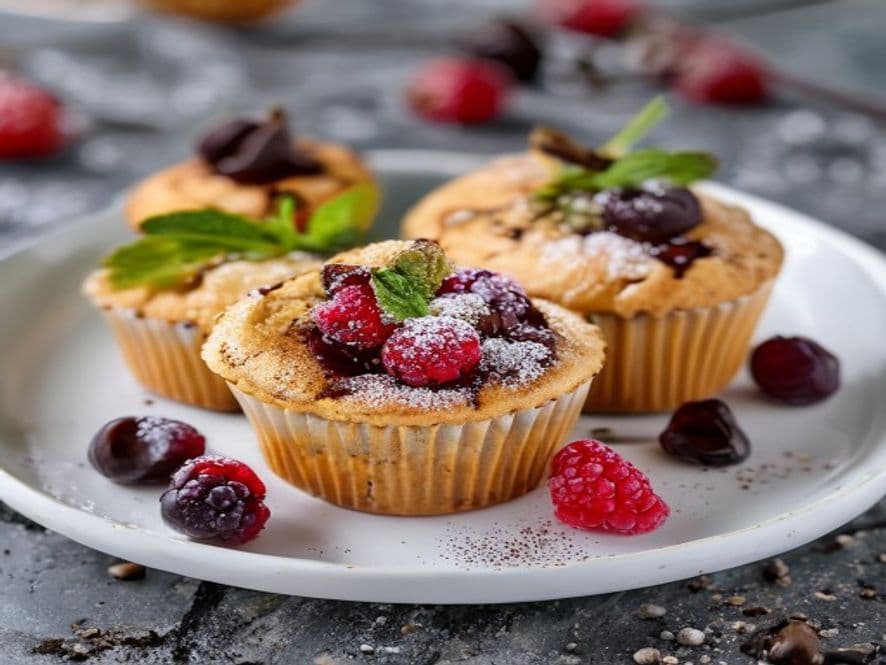 Muffins Keto de Café Espresso