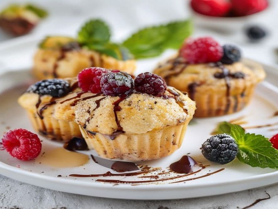 Muffins Keto de Melón