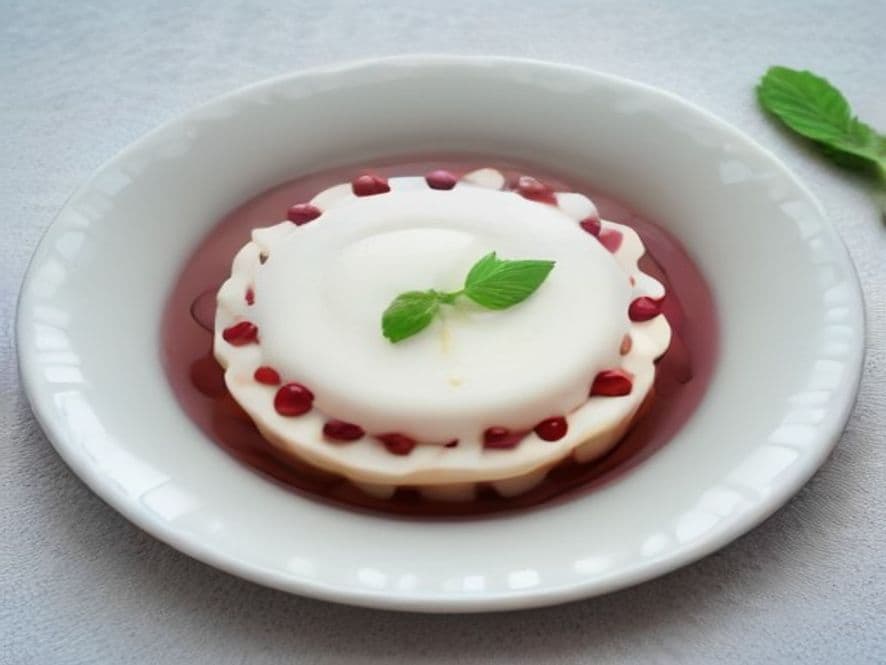 Panna Cotta Keto de Coco Tropical
