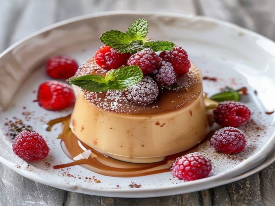 Panna cotta keto de pitahaya keto