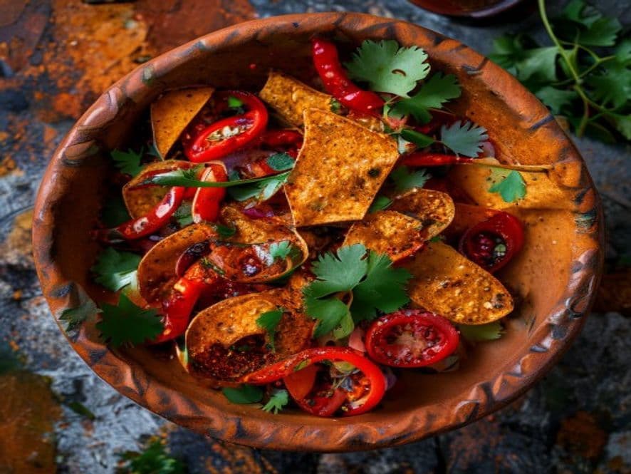 Pato en salsa de chile guajillo keto