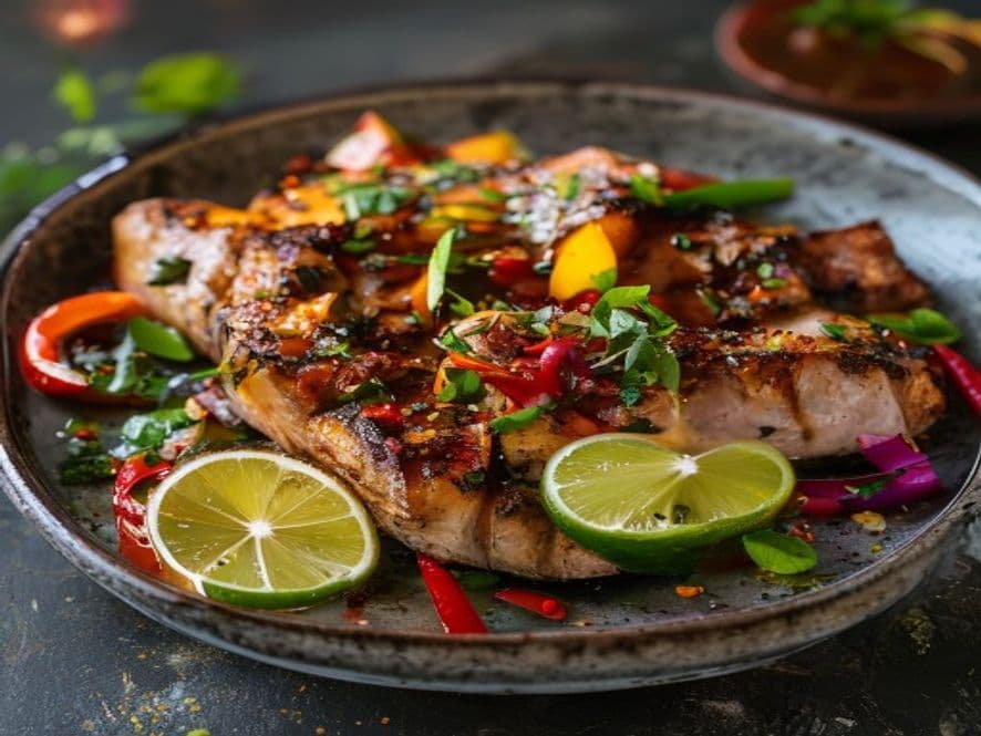 Pavo a la plancha keto para cena