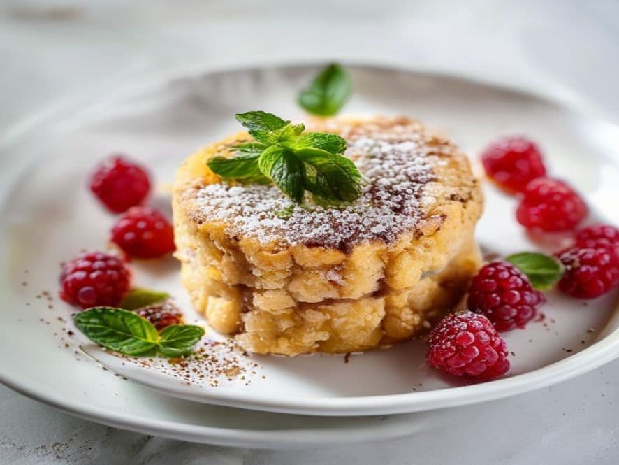 Polvorón keto de maracuyá keto