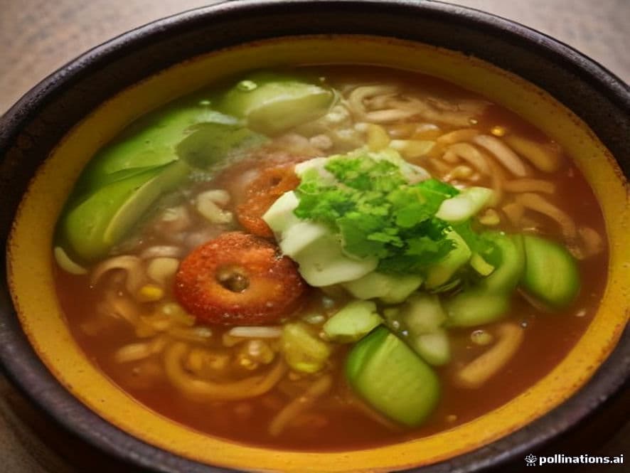 Pozole Rojo Keto de Albóndigas sin Arroz ni Maíz