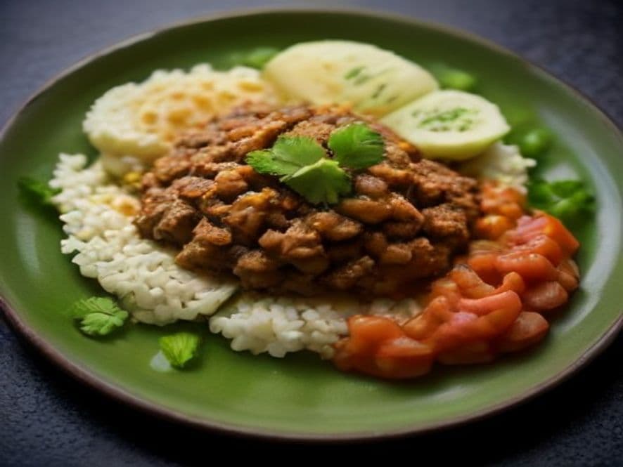 Res en salsa verde tomatillo keto