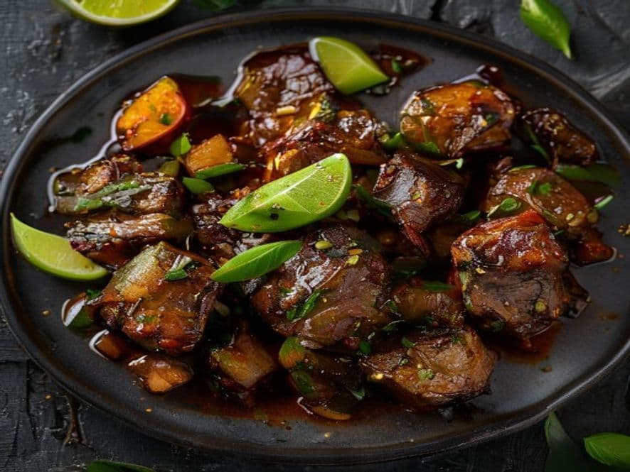 Riñones de cerdo en salsa keto