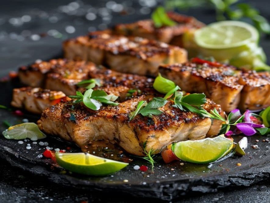 Robalo con Huitlacoche Keto para Cenar