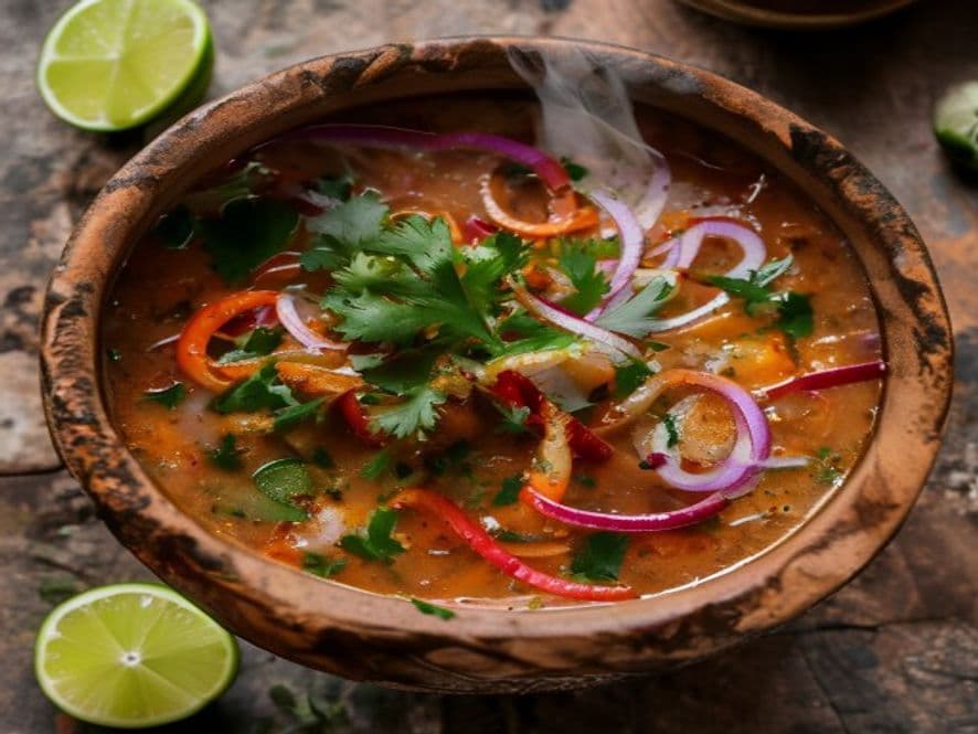 Sopa de Camarón con Chipotle Keto