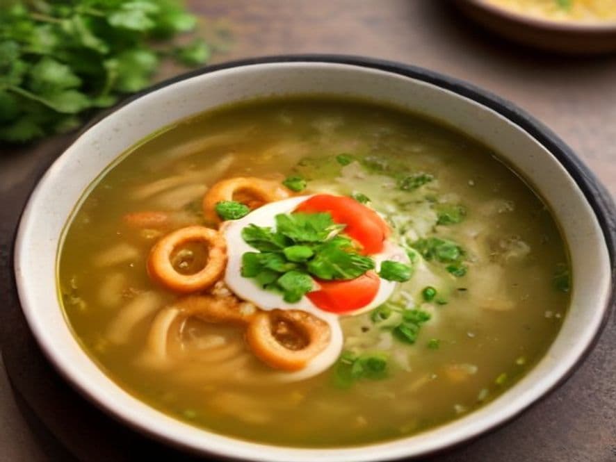 Sopa de codillo keto