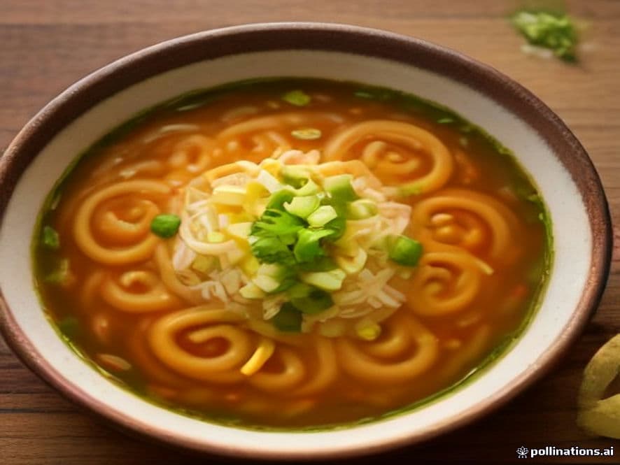 Sopa de médula con salsa Keto