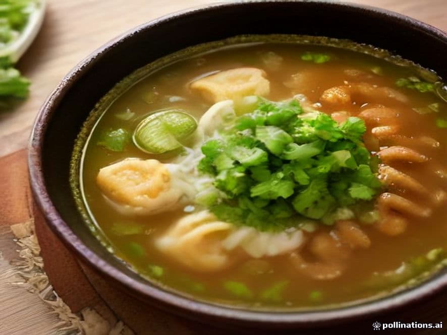 Sopa de Puerco con Chile Verde Keto