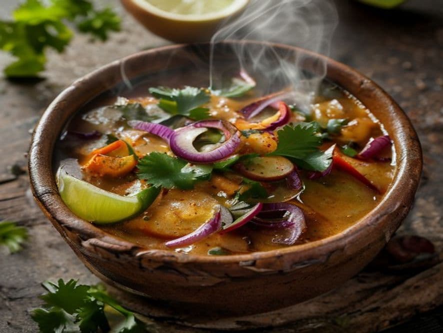 Sopa de res con col keto