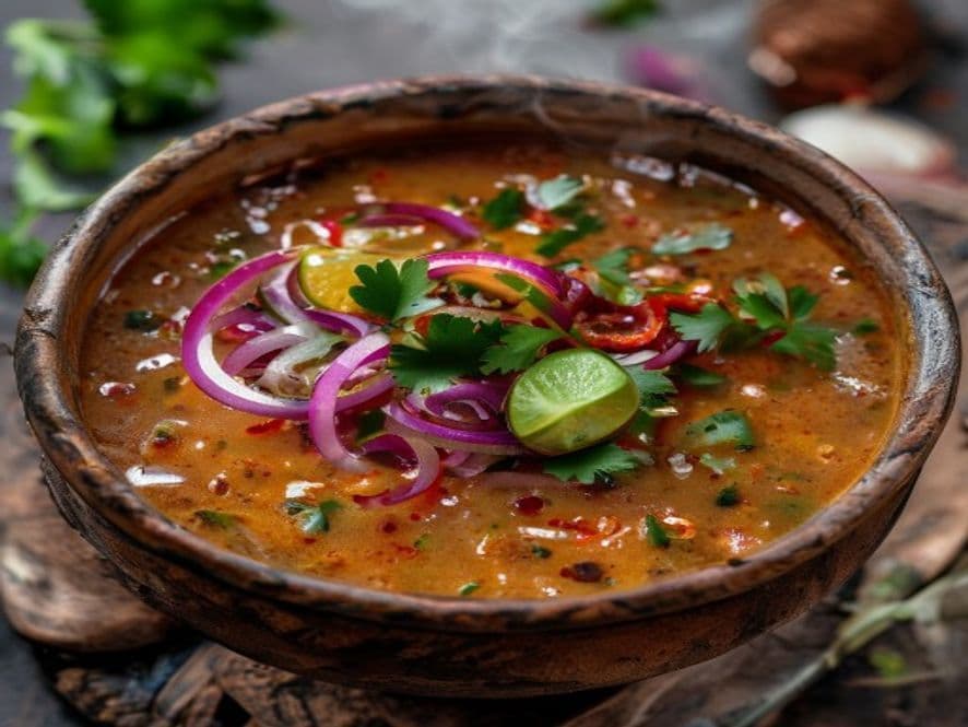 Sopa Tlapalteca Keto con Totopos Crujientes de Queso