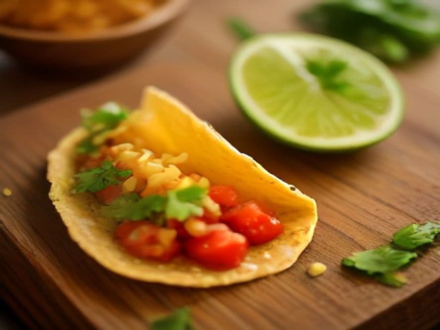 Taco Keto de Antojito de Acociles al Limón