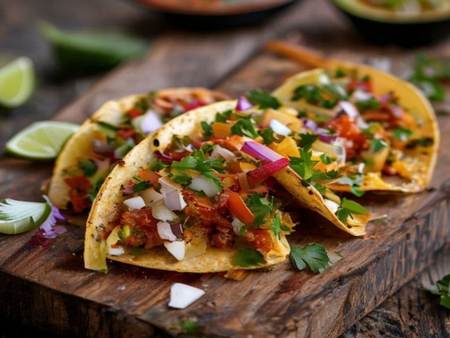Taco Keto de Antojito de Flor de Calabaza y Queso