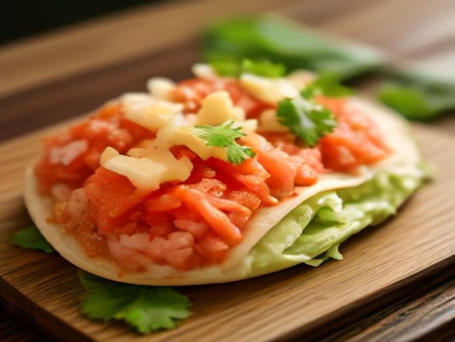 Tacos de Buche de Cerdo Keto en Tortilla de Coco