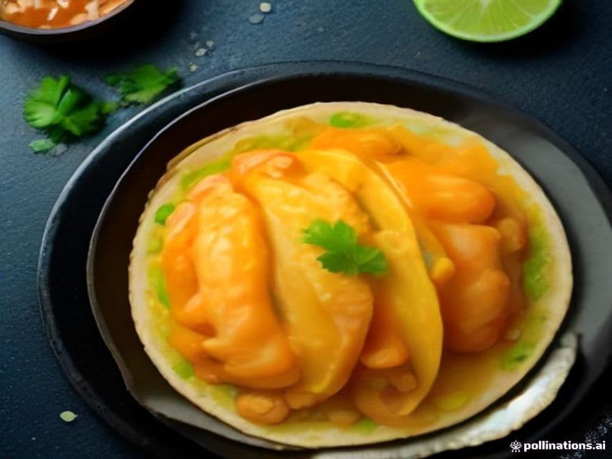 Tacos de Camarones en Escabeche Keto en Tortilla de Coco