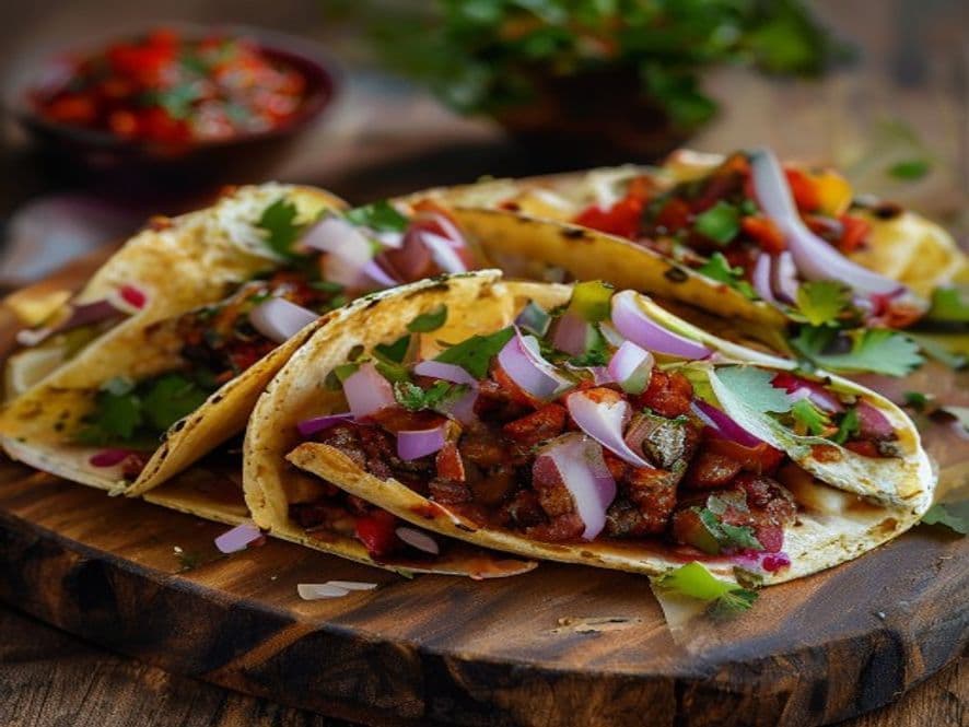 Tacos de Chorizo Keto con Queso Fundido Keto