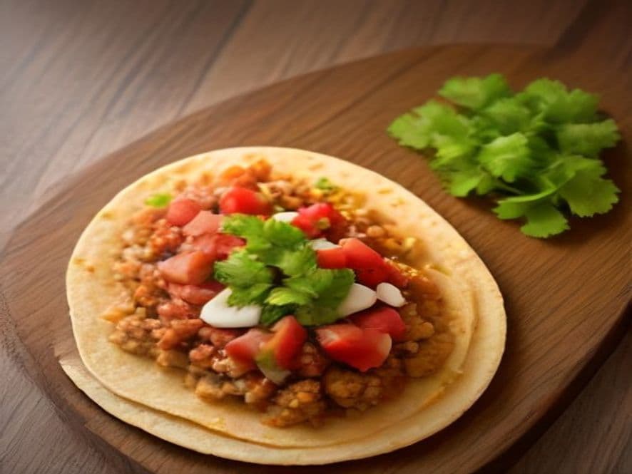 Tacos de Picadillo Keto en Tortilla de Espinaca