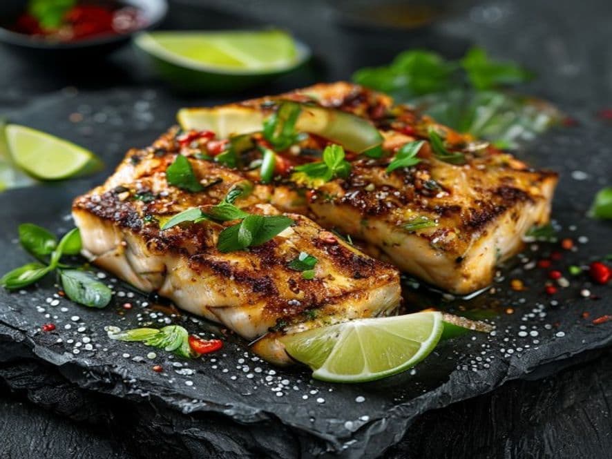 Tilapia en Salsa de Chile Mulato Keto para Cenar