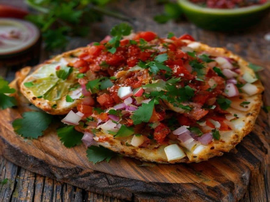 Tostada Keto de Machaca con Queso Crujiente