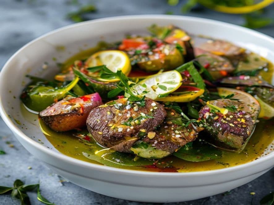 Venado con Espinacas Keto de Noche