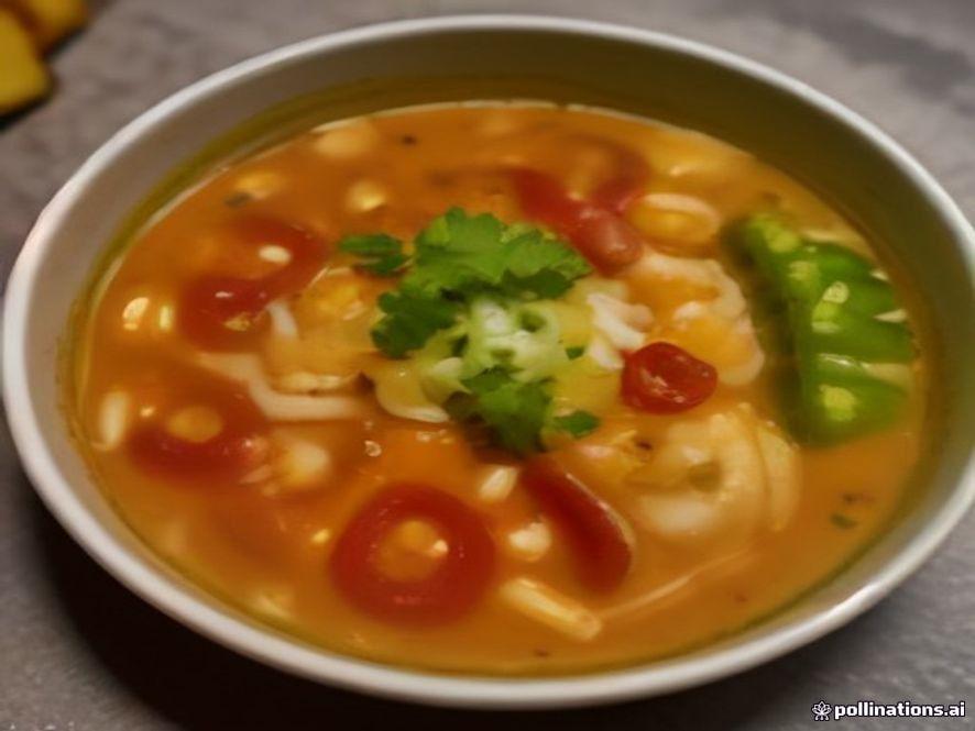 Crema de Pollo con Chile Serrano Keto